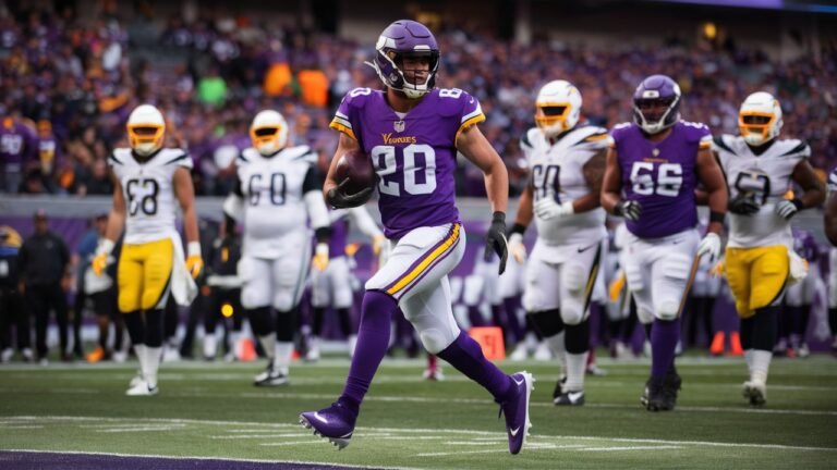 Minnesota Vikings vs Chargers Match Player Stats